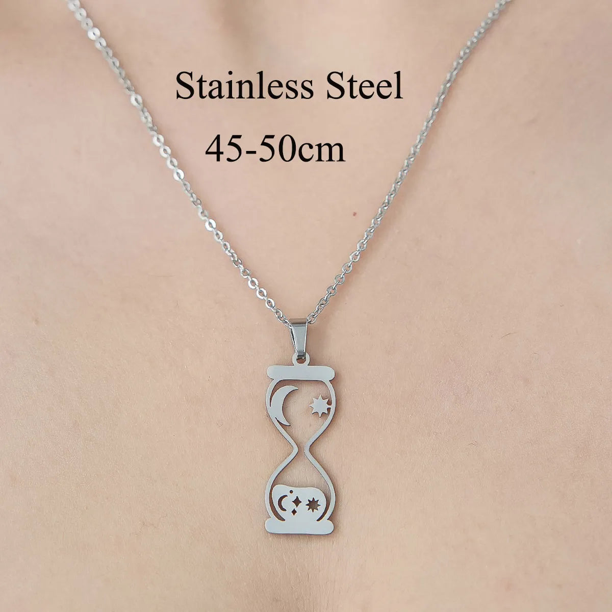 Wholesale Jewelry Simple Style Sun Spider 201 Stainless Steel Polishing Hollow Out Pendant Necklace