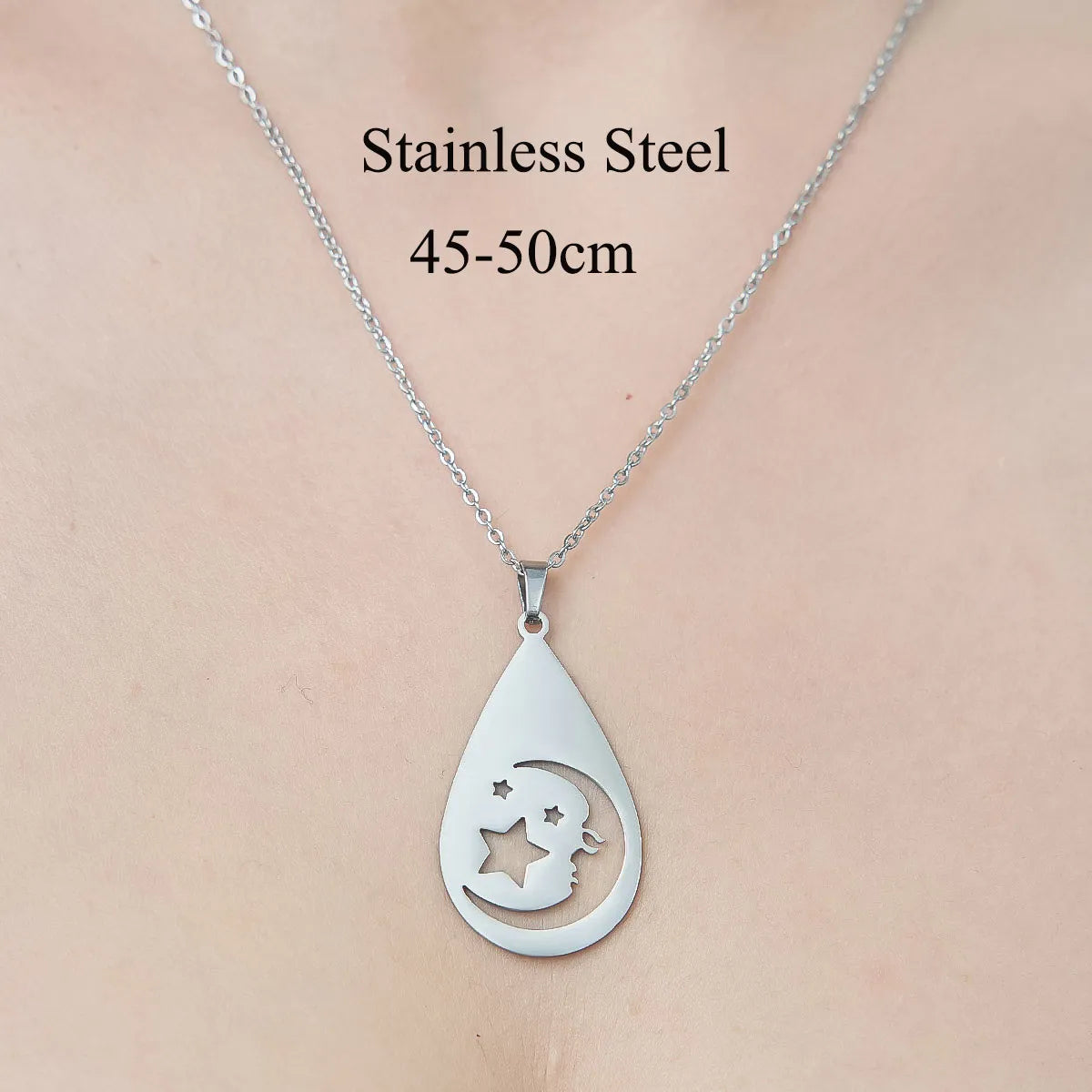 Wholesale Jewelry Simple Style Sun Spider 201 Stainless Steel Polishing Hollow Out Pendant Necklace