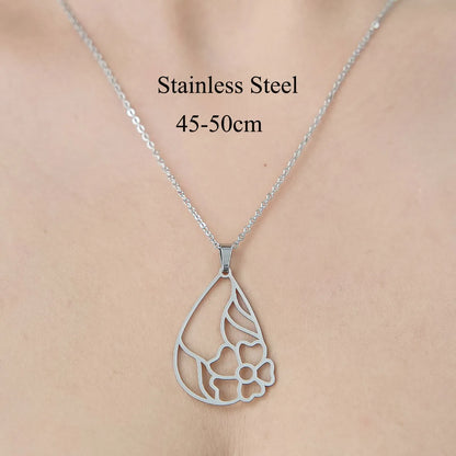 Wholesale Jewelry Simple Style Sun Spider 201 Stainless Steel Polishing Hollow Out Pendant Necklace