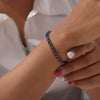 Wholesale Jewelry Simple Style 316L Stainless Steel Gold Plated Necklace Bracelet Set Unisex