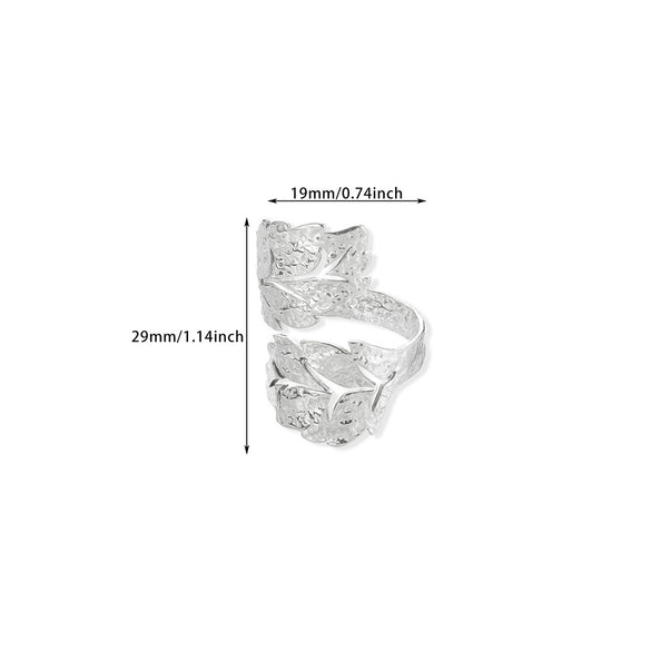 Wholesale Jewelry Simple Titanium Steel Asymmetrical Geometric Ring 18K Goldplated