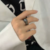 Wholesale Jewelry Skull Geometric Copper Gold Plated Unisex Hip Hop Punk Ring
