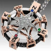 Wholesale Jewelry Skull Magic Sword Dragon Copper Geometric Electroplated Pendant Necklace