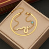 Wholesale Jewelry Snake Style Stainless Steel Bracelet With Electroplating