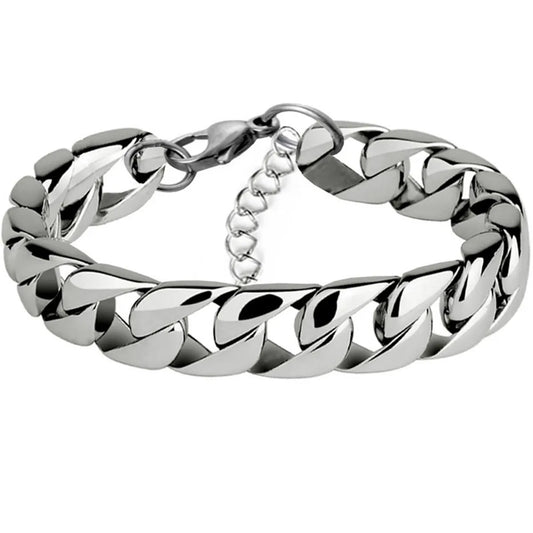 Fashion Geometric Titanium Steel No Inlaid Men'S Bracelets