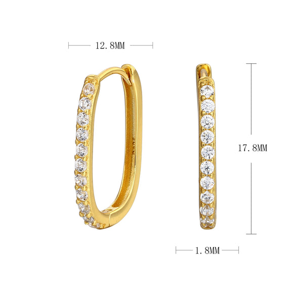 Wholesale Jewelry Square Diamond S925 Sterling Silver Light Luxury Geometric Ring And Earrings
