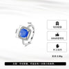Wholesale Jewelry Square S925 Silver Diamond Ring With Geometric Design And Electroplating Treatment