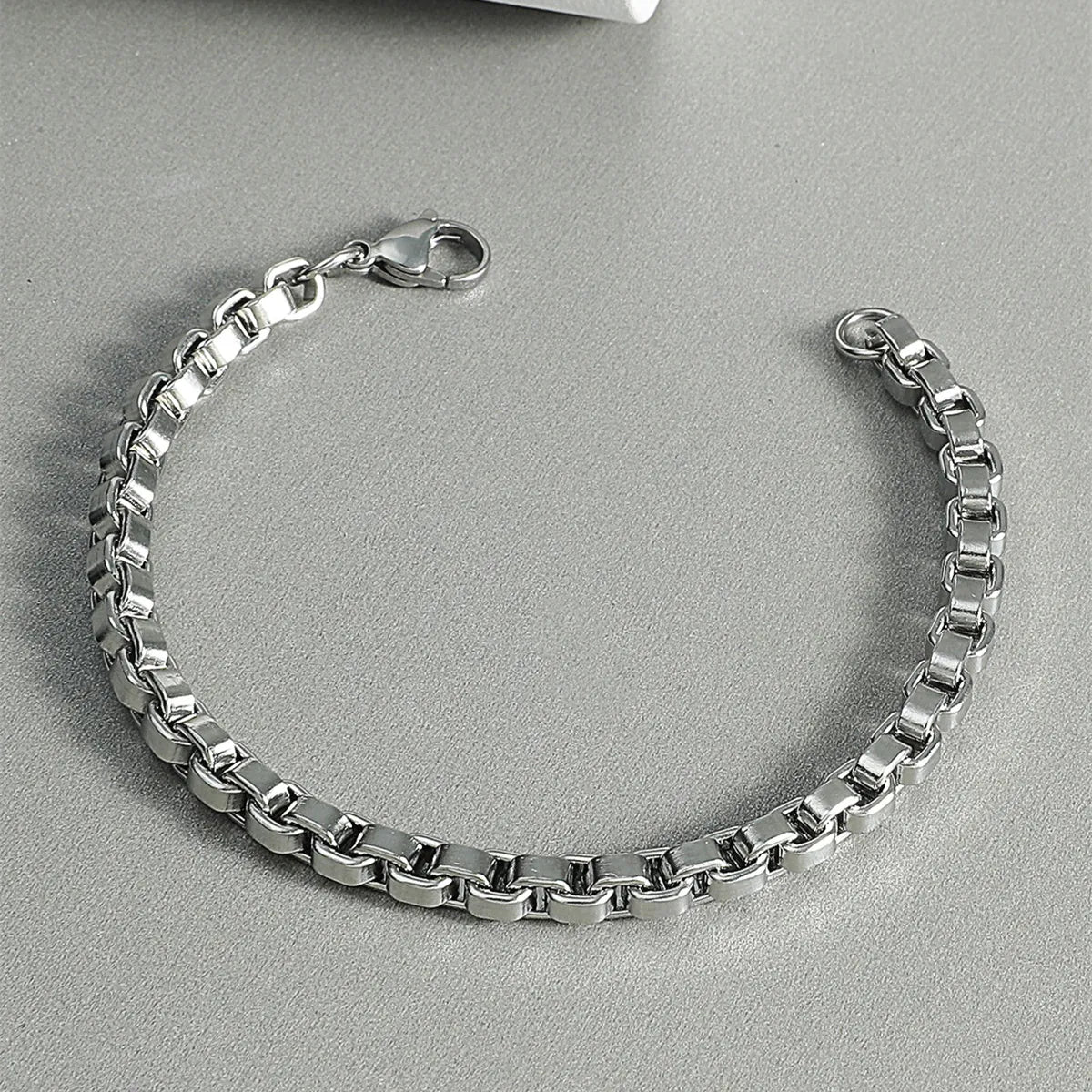 Wholesale Jewelry Square Splicing Titanium Steel Bracelet Gooddiy