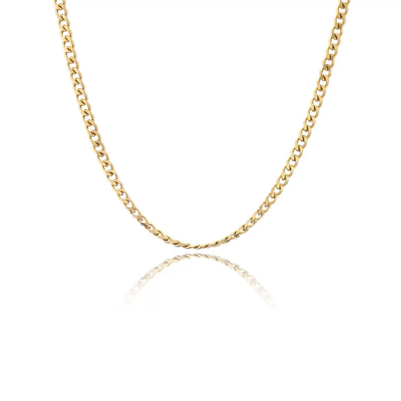 Wholesale Jewelry Stainless Steel And Copper Rectangular Zircon Snake Bone Chain Necklace 18K Gold Plated Simple Style For Women