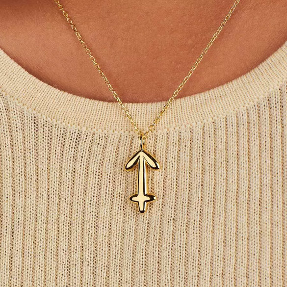 Wholesale Jewelry Stainless Steel And Titanium Steel Constellation Irregular Pendant Necklace With Furnace Vacuum Plating
