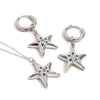 Wholesale Jewelry Stainless Steel And Titanium Steel Fivepointed Star Pendant Necklace Electroplated For Women