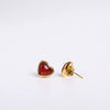 Wholesale Jewelry Stainless Steel And Titanium Steel Geometric Heartshaped Pendant Necklace Electroplated 18K Gold Color