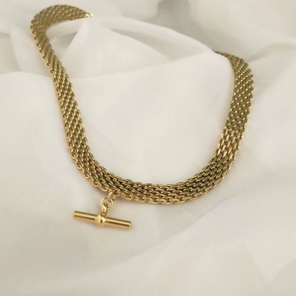 Wholesale Jewelry Stainless Steel And Titanium Steel Geometric Pendant Cross Chain Necklace For Unisex Fashion High End Accessories