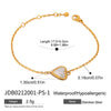 Wholesale Jewelry Stainless Steel And Titanium Steel Heart Shape Electroplating Women's Necklace Bracelet Earrings