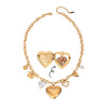 Wholesale Jewelry Stainless Steel And Titanium Steel Heart Shape Love Photo Box Necklace With Electroplating For Women