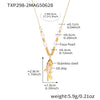 Wholesale Jewelry 316L Stainless Steel And 316L Stainless Steel Oildropped Koi Fish Beaded Ocean Style Electroplated Necklace And Earrings