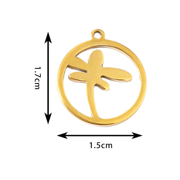 Wholesale Jewelry Stainless Steel Animal Shaped Pendant With Electroplating
