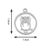 Wholesale Jewelry Stainless Steel Animal Shaped Pendant With Electroplating