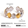 Wholesale Jewelry Stainless Steel Animal Style Geometric Starfish Shell Ring Electroplating