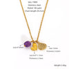 Wholesale Jewelry 316L Stainless Steel Animal Zodiac Pendant Necklace Electroplating Style For Women