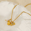 Wholesale Jewelry 316L Stainless Steel Animal Zodiac Pendant Necklace Electroplating Style For Women