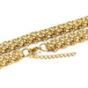 Wholesale Jewelry Stainless Steel Bold Woven Plaid Unisex Necklace With Electroplating