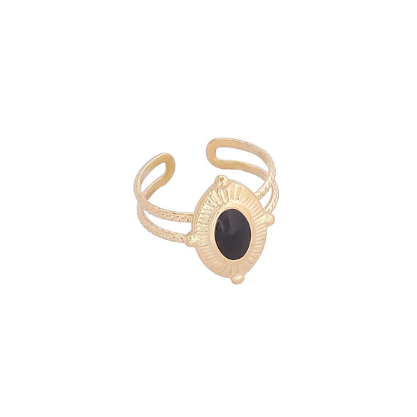 Wholesale Jewelry Stainless Steel Bow Ring Women's Retro Fashion Electroplating
