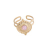 Wholesale Jewelry Stainless Steel Bow Ring Women's Retro Fashion Electroplating