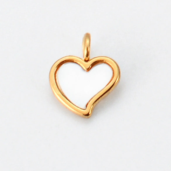 Wholesale Jewelry Stainless Steel Butterfly Bear Love Four Leaf Clover Pendant 18K Gold Plated