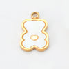 Wholesale Jewelry Stainless Steel Butterfly Bear Love Four Leaf Clover Pendant 18K Gold Plated