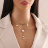 Wholesale Jewelry Stainless Steel Butterfly Heart Shape Flower Insect Fashion Ochain Necklace For Women