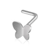 Wholesale Jewelry Stainless Steel Butterfly Style Nose Ring And Ear Bone Ring