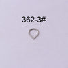 Wholesale Jewelry Stainless Steel Closed Ring Creative Moon And Drop Shape Ear Nose Puncture Ring Electroplated Unisex