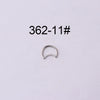 Wholesale Jewelry Stainless Steel Closed Ring Creative Moon And Drop Shape Ear Nose Puncture Ring Electroplated Unisex