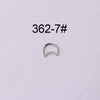 Wholesale Jewelry Stainless Steel Closed Ring Creative Moon And Drop Shape Ear Nose Puncture Ring Electroplated Unisex