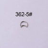 Wholesale Jewelry Stainless Steel Closed Ring Creative Moon And Drop Shape Ear Nose Puncture Ring Electroplated Unisex