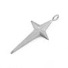 Wholesale Jewelry Stainless Steel Conical Cross Star Pendant Earrings Bracelet Electroplated Geometric Accessories