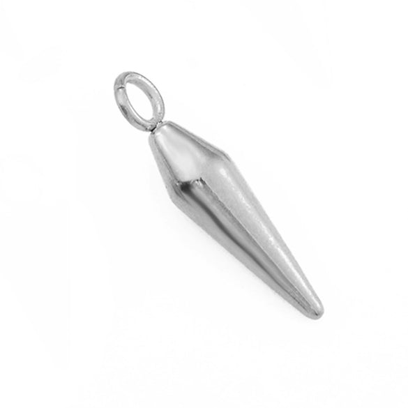Wholesale Jewelry Stainless Steel Conical Cross Star Pendant Earrings Bracelet Electroplated Geometric Accessories
