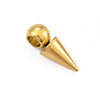 Wholesale Jewelry Stainless Steel Conical Cross Star Pendant Earrings Bracelet Electroplated Geometric Accessories