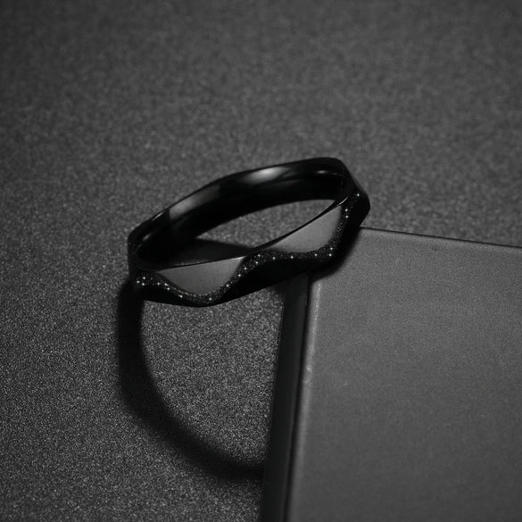 Wholesale Jewelry Stainless Steel Couple Bracelet Geometric Multifaceted Frosted Electroplated