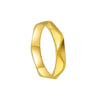 Wholesale Jewelry Stainless Steel Couple Bracelet Geometric Multifaceted Frosted Electroplated