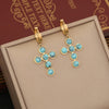 Wholesale Jewelry Stainless Steel Cross Pendant Clavicle Chain With Electroplating
