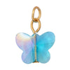 Wholesale Jewelry Stainless Steel Crystal Butterfly Shaped Pendant Jewelry Accessories 18K Gold Electroplated Natural Geometric Style
