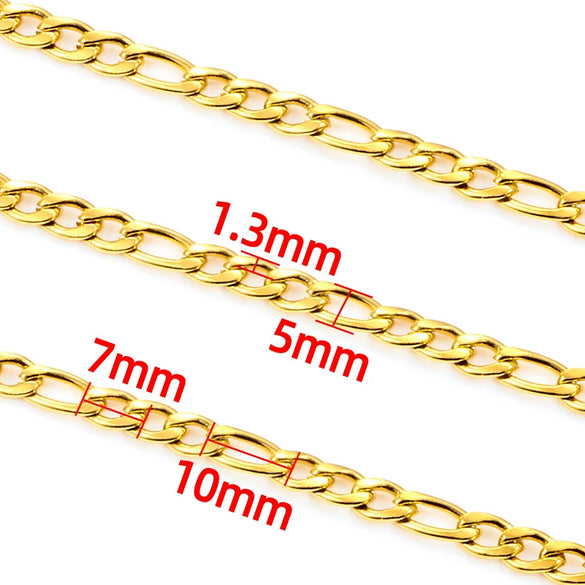 Wholesale Jewelry Stainless Steel Cuban Chain Nk31 Cross Chain Hip Hop Geometric Electroplated