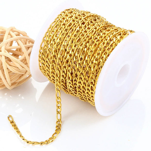 Wholesale Jewelry Stainless Steel Cuban Chain Nk31 Cross Chain Hip Hop Geometric Electroplated