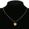 Wholesale Jewelry Stainless Steel Devil's Eye Heart Pendant Gold Electroplated