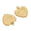 Wholesale Jewelry Stainless Steel Devil's Eye Heart Pendant Gold Electroplated