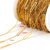 Wholesale Jewelry Stainless Steel Diamond Cross Chain Ball Bead Chain 18K Gold Plated