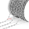 Wholesale Jewelry Stainless Steel Diamond Cross Chain Ball Bead Chain 18K Gold Plated