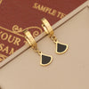 Wholesale Jewelry Stainless Steel Dripping Oil Butterfly Heart Star Earrings For Women